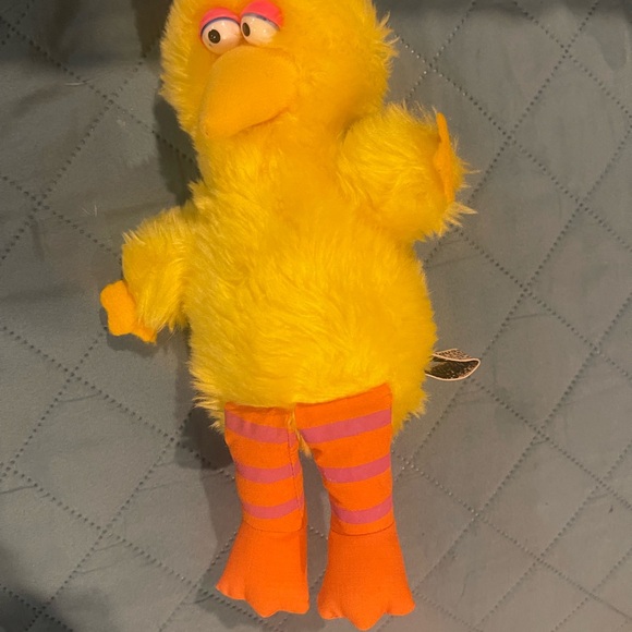 Big Bird YELLOW  Plush vintage 1983 applause  9" sesame street - Picture 2 of 13